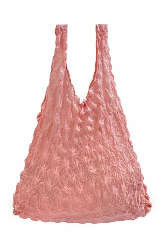 EcoBag, by BeBougie Crepe Pink Sustainable Stretchy Tote