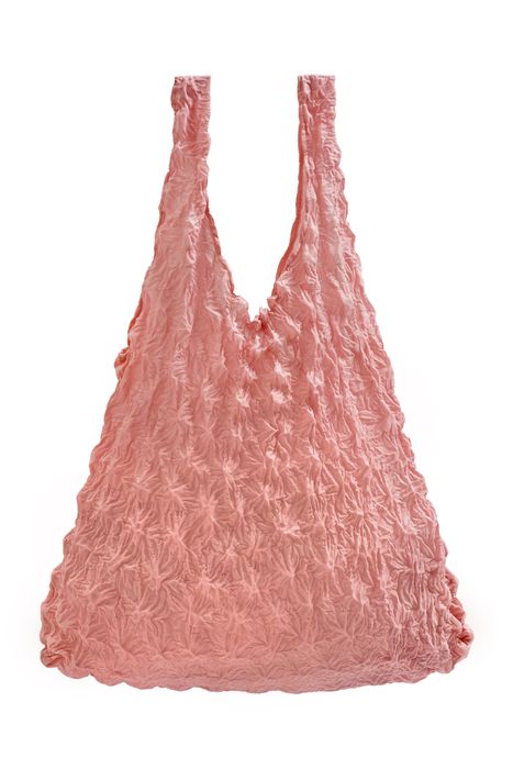 EcoBag, by BeBougie Crepe Pink Sustainable Stretchy Tote