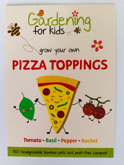 Grow Your Own Pizza Toppings Gift Bag