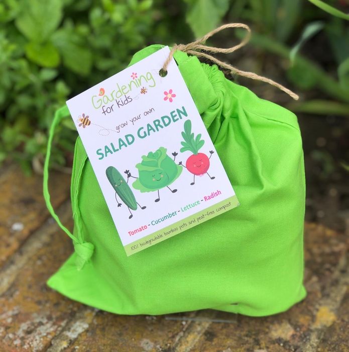 Grow Your Own Salad Garden Gift Bag