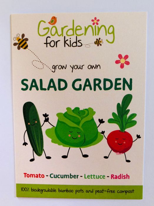 Grow Your Own Salad Garden Gift Bag