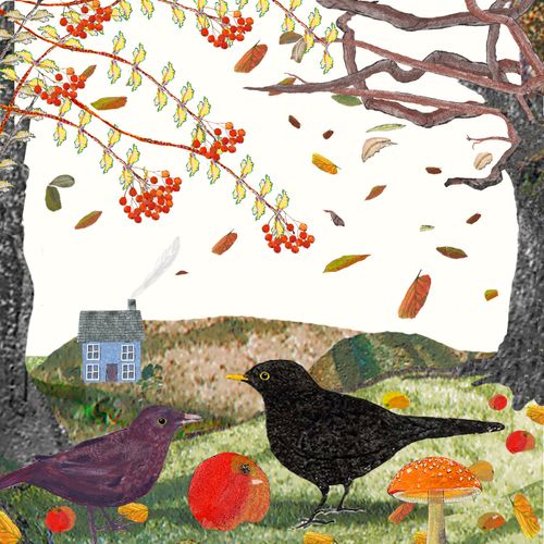 Autumn Blackbirds
