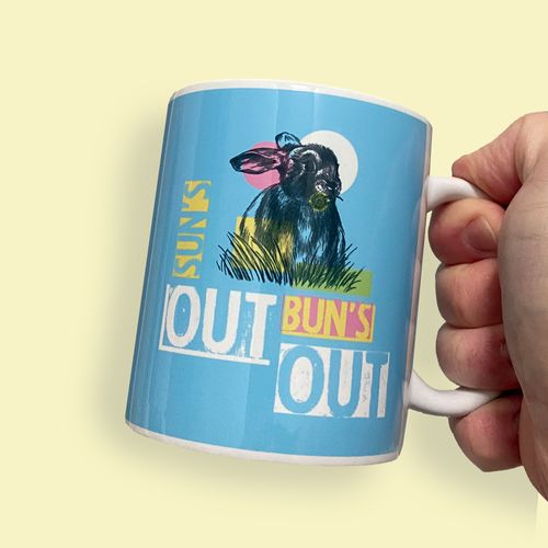 Sun's Out Bun's Out Ceramic Mug