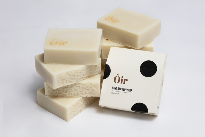 Fragrance free hand and body soap