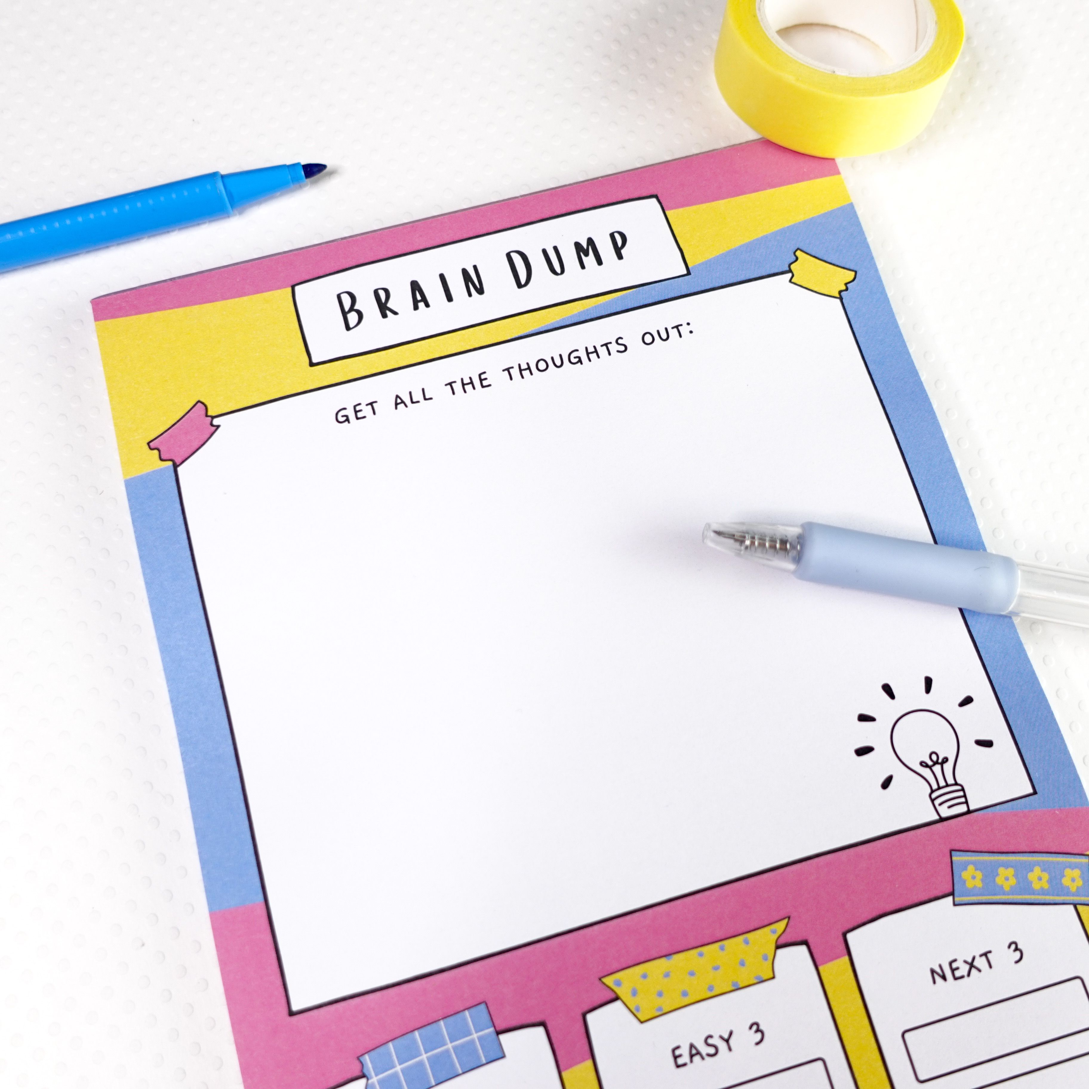 Brain Dump Notepad - A5