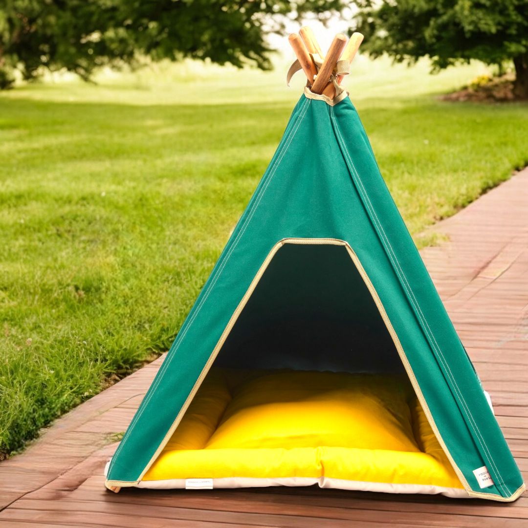 Dog Teepee & Waterproof Mat Combination