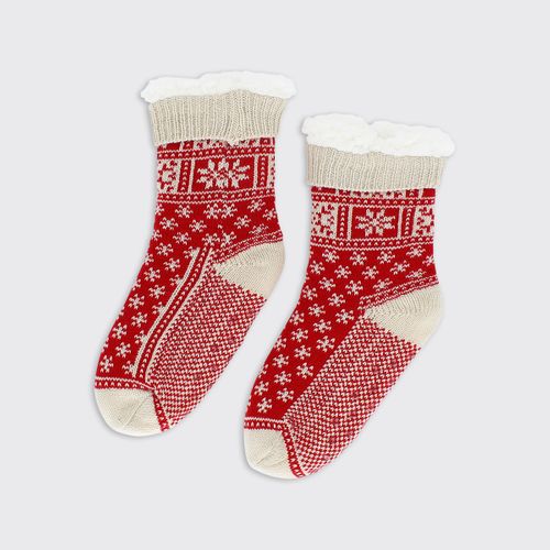 Holly Slipper Socks