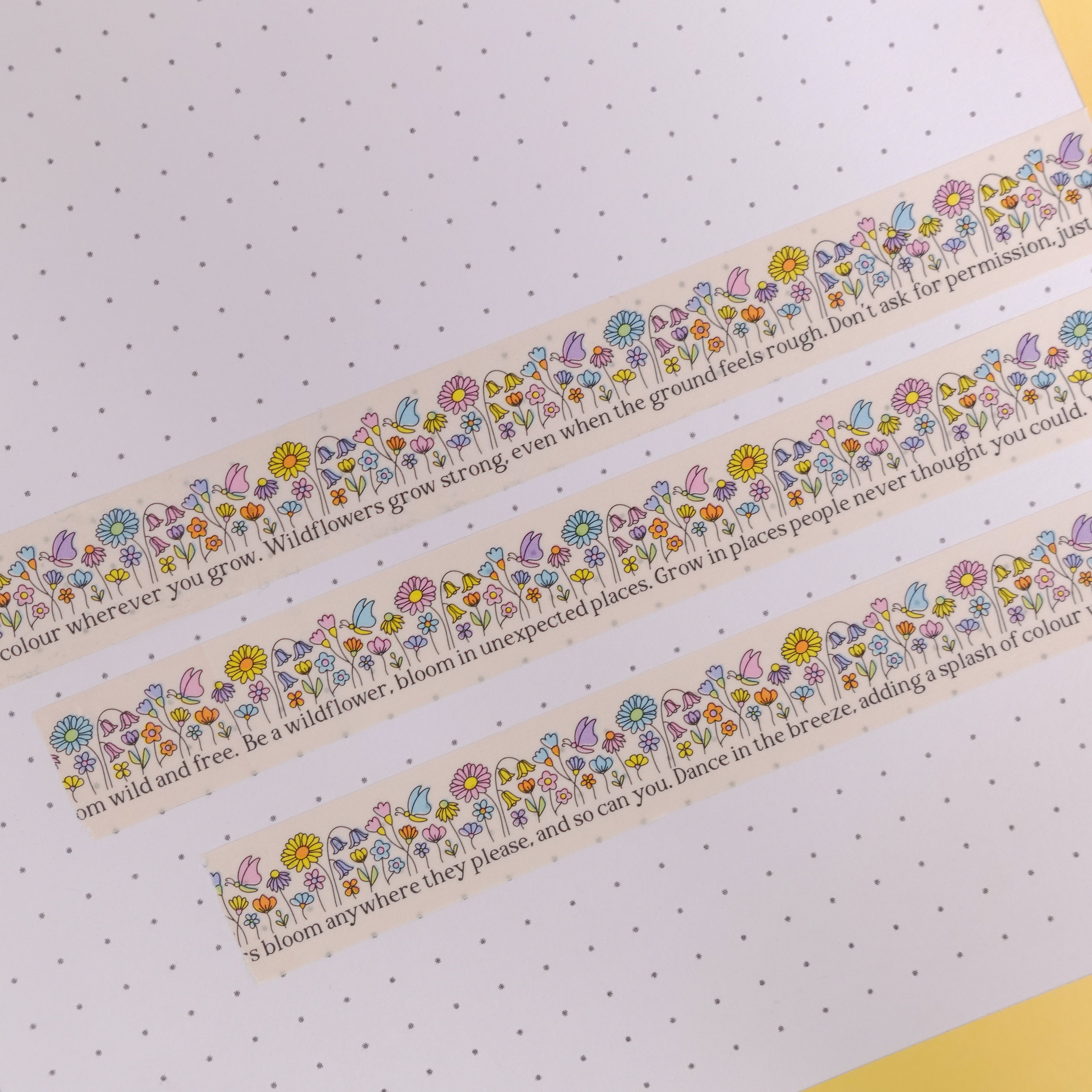 Be a Wildflower Washi Tape