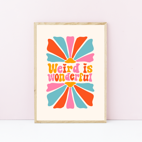 Weird is Wonderful Art Print