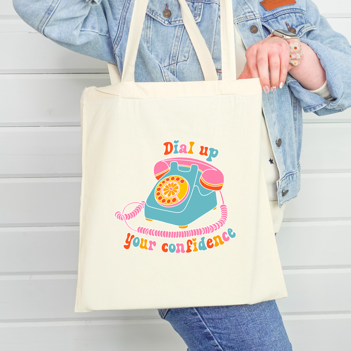 Dial Up Your Confidence Tote Bag