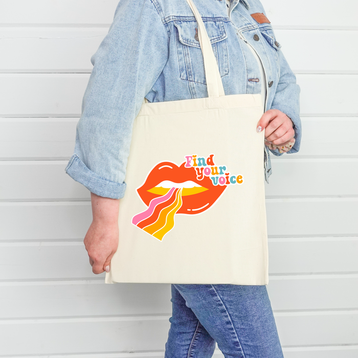 Keep Rolling Tote Bag - Retro Rollerskate