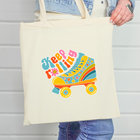 Keep Rolling Tote Bag - Retro Rollerskate