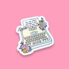 Typewriter Sticker - Start a New Story