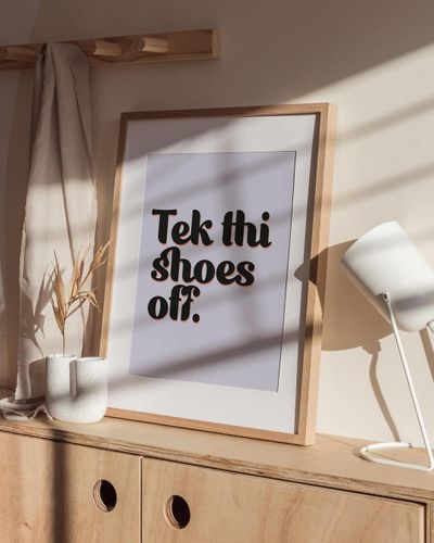 A4 & A3 Print - Tek Thi Shoes Off