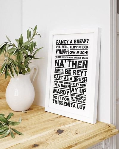A4 & A3 Print - Yorkshire Sayings