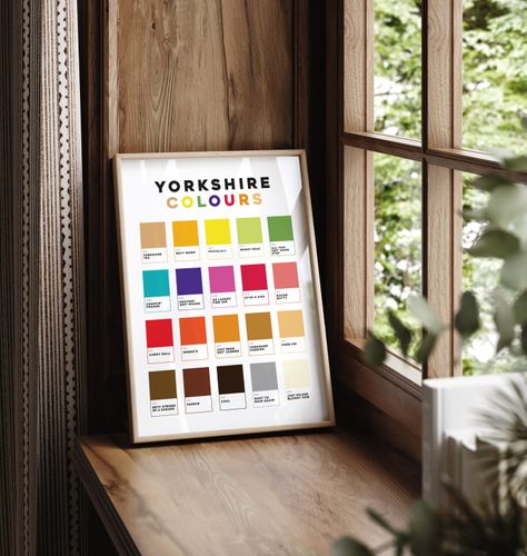 A4 & A3 Print - Yorkshire Colours