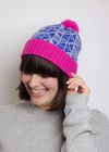 Lambswool Patterned Pom Pom Hats