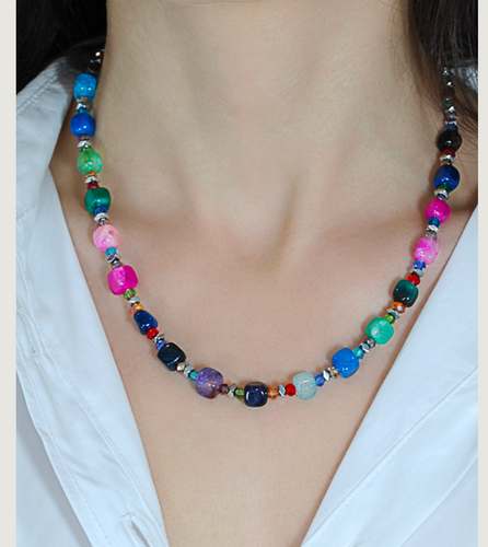 Agate necklace