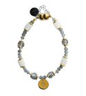 Sparkling glass and agate