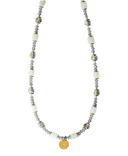 Sparkling glass and agate