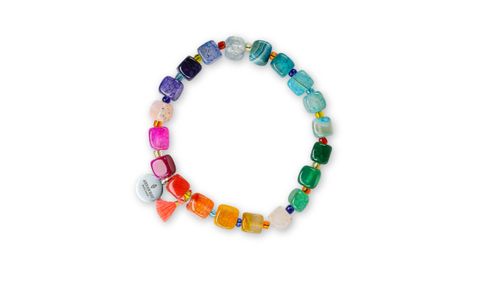 Stretch agate bracelet