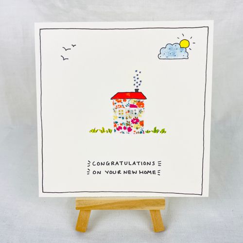 Fabric New Home Card