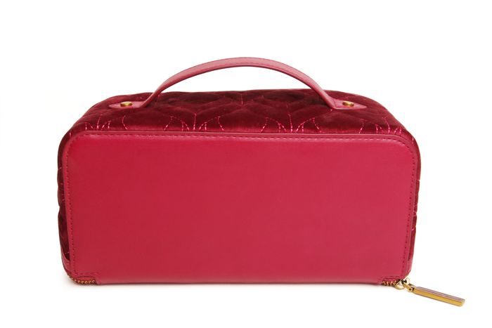 Fig Velvet Train Case