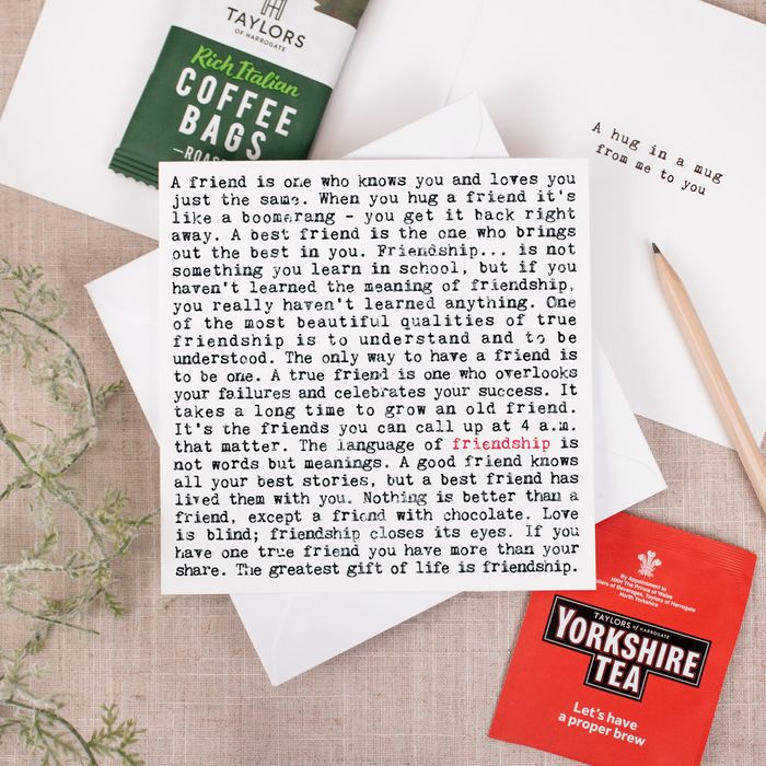 `Hug In A Mug Wise Words' ☕️ Greeting Cards