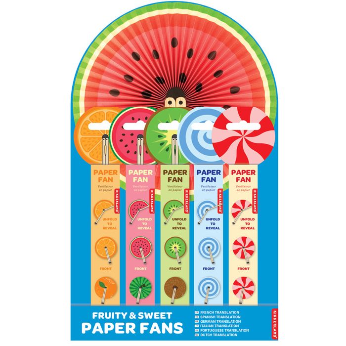 FRUITY & SWEET PAPER FANS