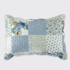 Melissa Blue Patchwork Bedspread