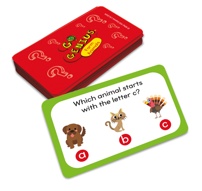 Go Genius Junior Farm Animals - the card game