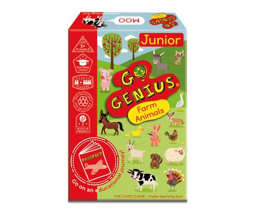 Go Genius Junior Farm Animals - the card game