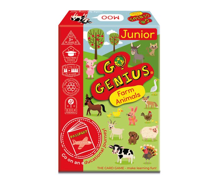 Go Genius Junior Farm Animals - the card game