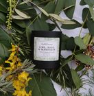 Lime, Basil & mandarin Coconut Wax Candle