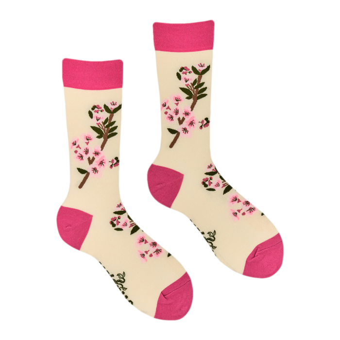 Cherry Blossom Bamboo Socks