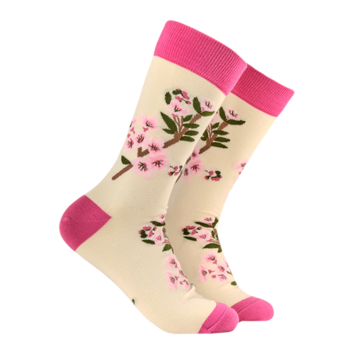 Cherry Blossom Bamboo Socks