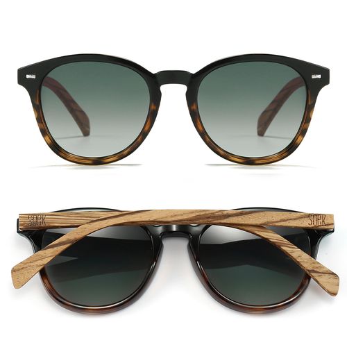 TAINE BLACK TORT Khaki Lens l Walnut Arms