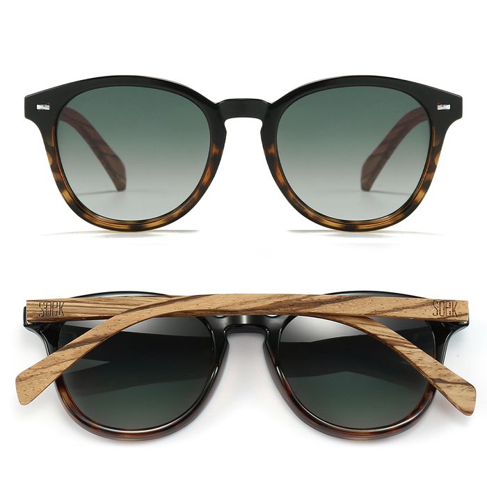 TAINE BLACK TORT Khaki Lens l Walnut Arms