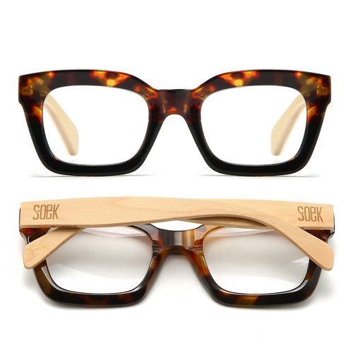 ZAHRA TOFFEE l Wooden Blue Light Magnifying Reader