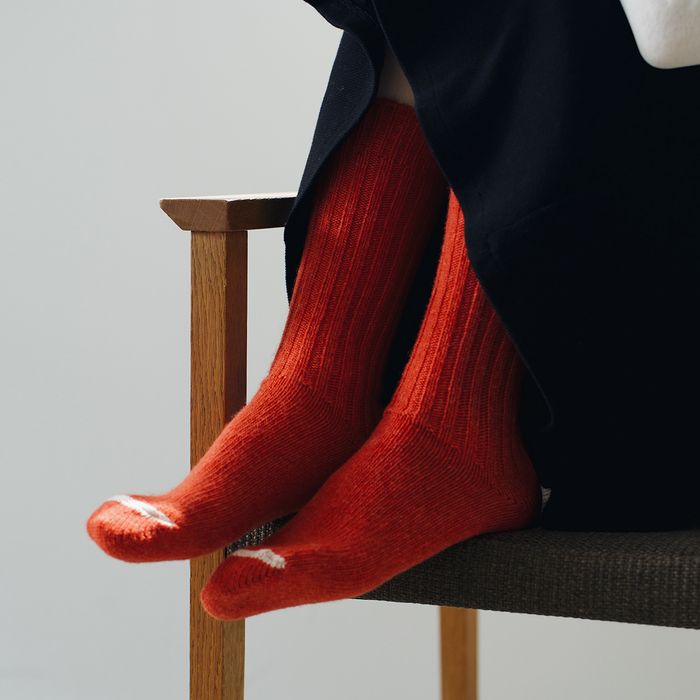 NK0102 WOOL RIBBED SOCKS