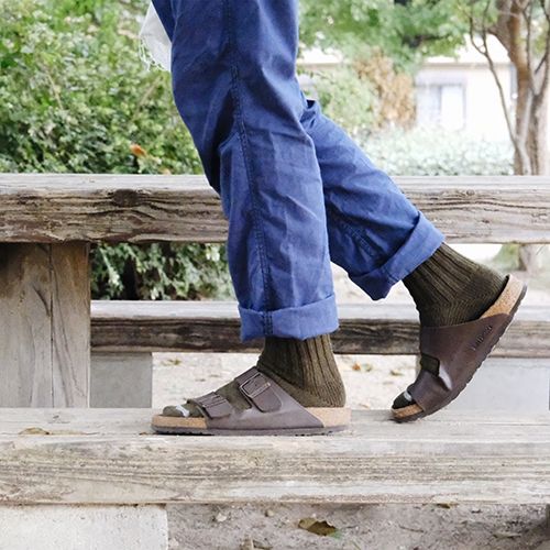 NK0102 WOOL RIBBED SOCKS