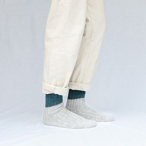 NK0103 WOOL COTTON SLAB SOCKS