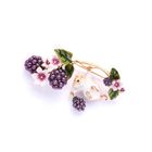 Blackberry & Mouse Brooch