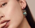 The Bejewelled Beetle Statement Drop Earrings