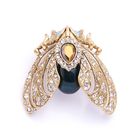 Bejewelled Moth Brooch