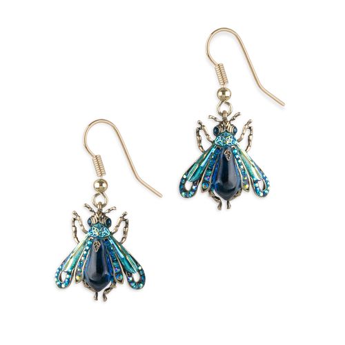 Vintage Moth Drop Earrings