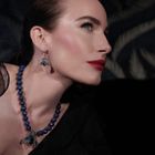Vintage Moth Drop Earrings
