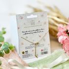Pastel Petals-18K GOLD PLATED OCCASION BRACELETS ON PLANTABLE CARDS