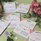Pastel Petals-18K GOLD PLATED OCCASION BRACELETS ON PLANTABLE CARDS