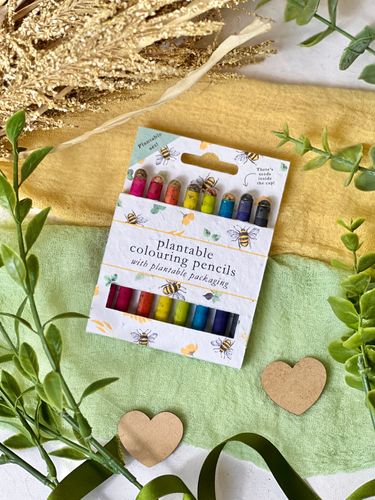 Plantable Colouring Pencils IN PLANTABLE PACKAGING